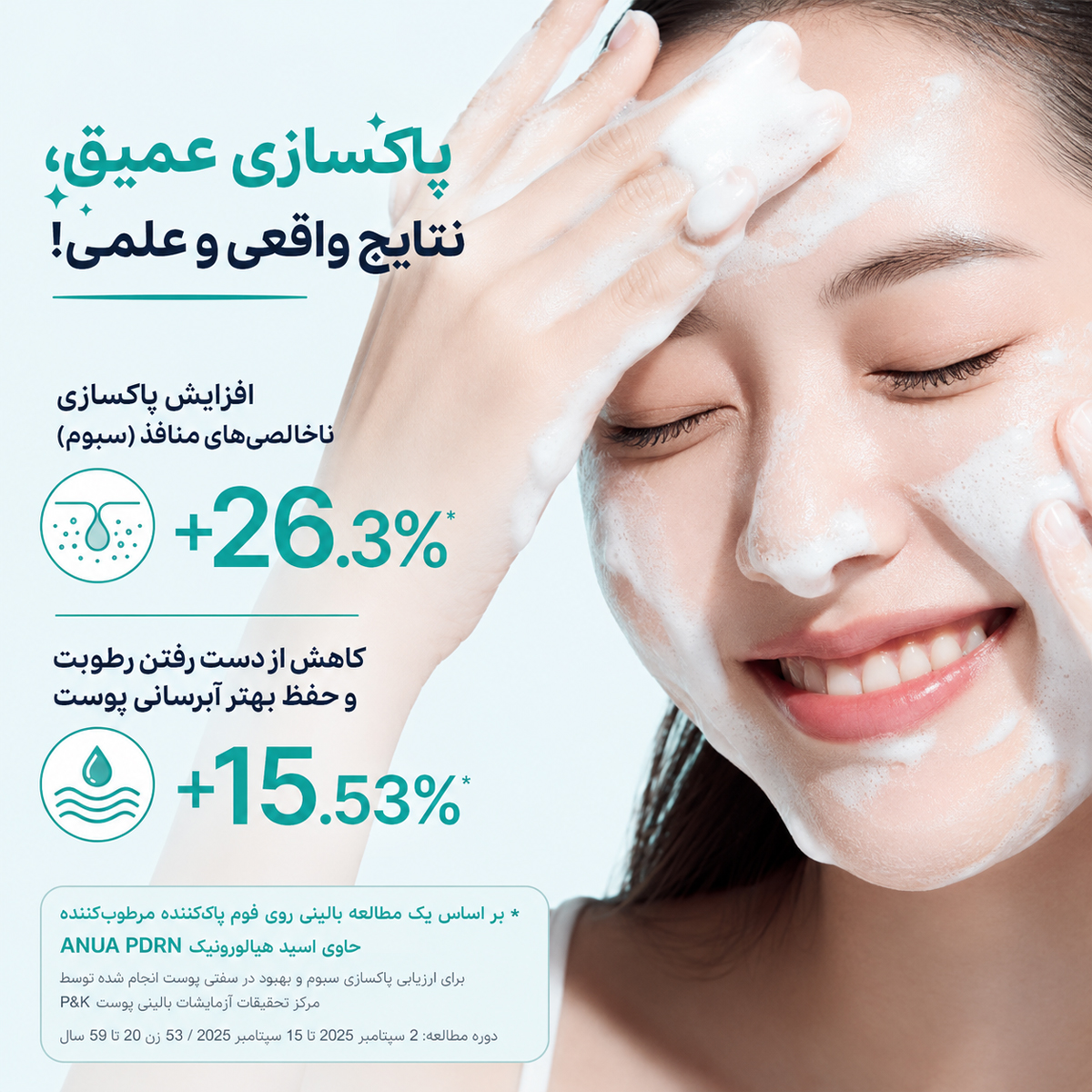 فوم شستشو و مرطوب کننده هیالورونیک اسید PDRN آنوا 7 فوم شستشو و مرطوب کننده هیالورونیک اسید PDRN آنوا - Image 7