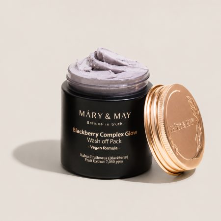 mary may blackberry glow wash off pack front