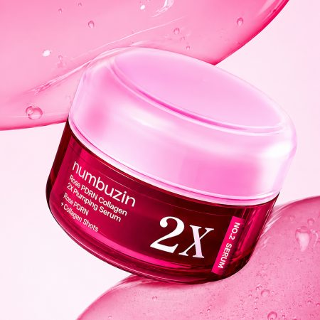 numbuzin rose pdrn collagen 2x plumping serum