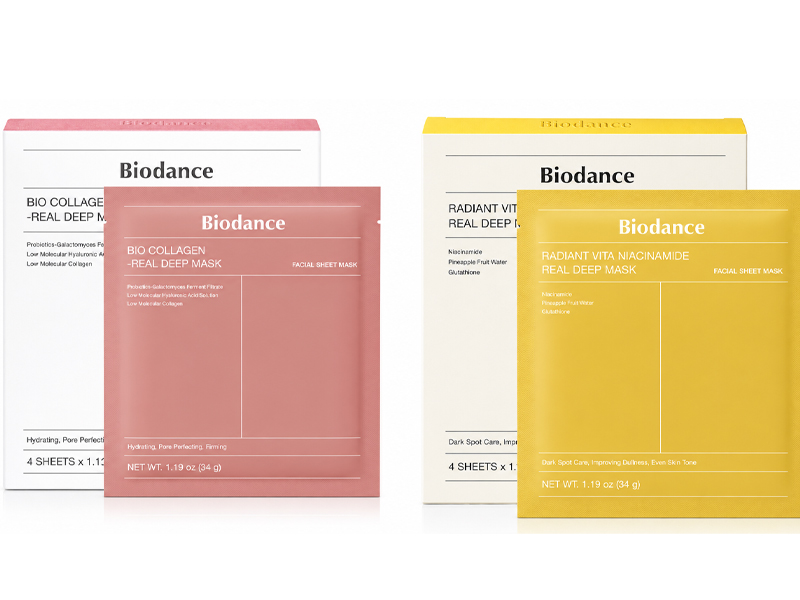Biodance Radiant Vita Niacinamide Real Deep Mask vs Bio Collagen Real Deep Mask 1