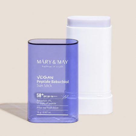 ضدآفتاب استیکی پپتاید و باکوچیول مری اند می 10 mary may vegan peptide bakuchiol sun stick spf50 open